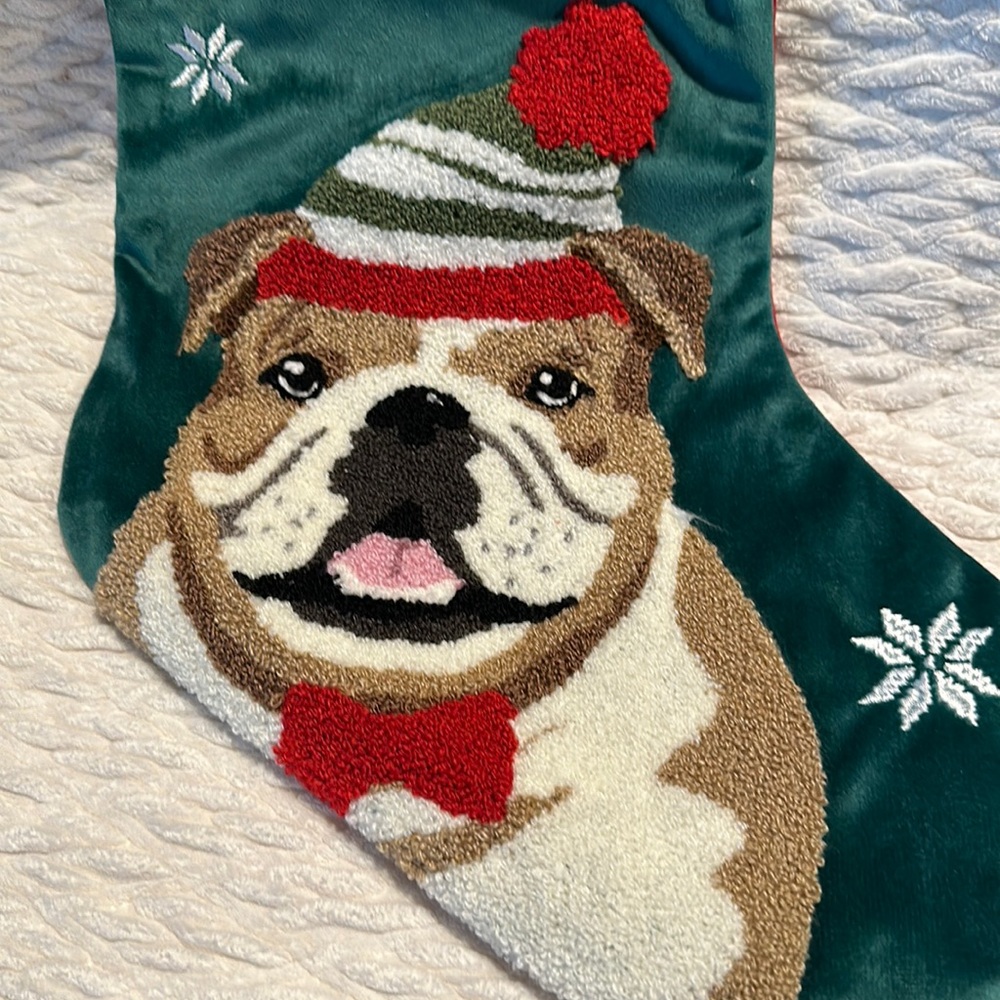 C & F Home Holiday Dog Stocking